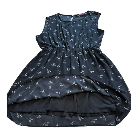 Modcloth | Ixia Sheath Dress Hummingbird Print Sleeveless Elastic Waist Size 2X - Picture 5 of 13